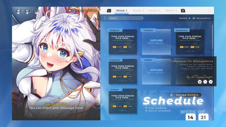 Sasuga Reina Schedule